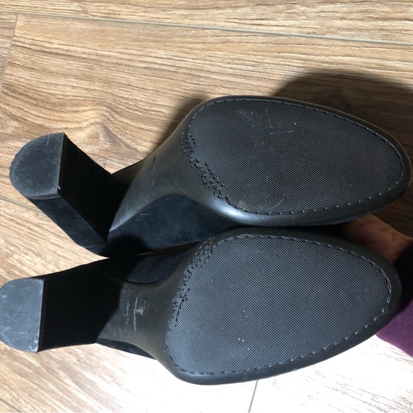 Santoni Black Suede Pumps Woman size 8 - Picture 6 of 10